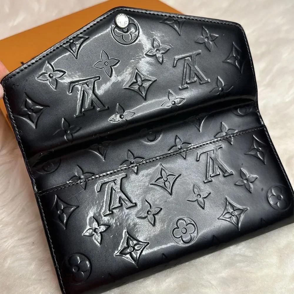 💯Authentic Louis Vuitton Vernis Impriente Long Wallet🍀